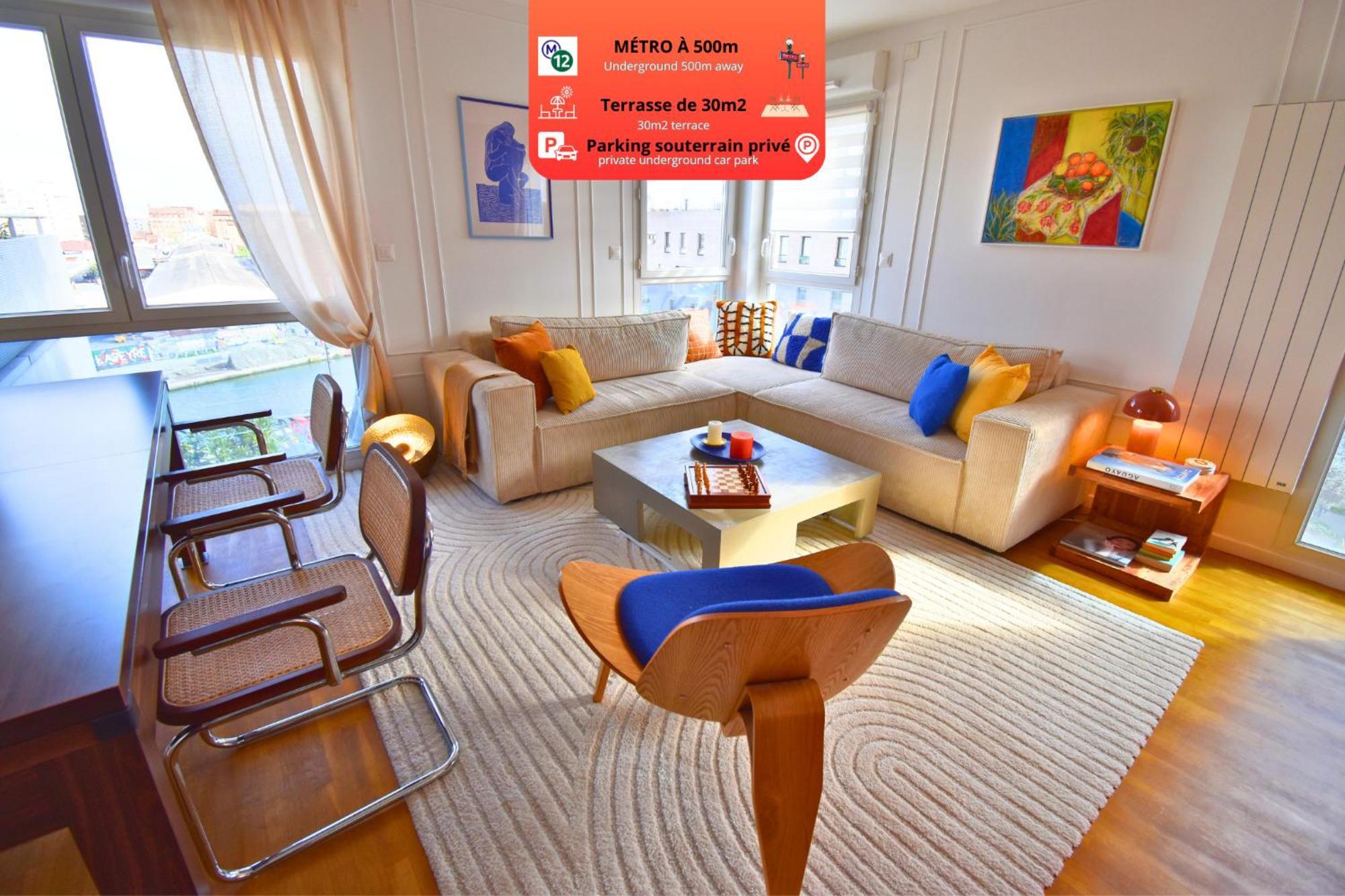Le Belvedere Parisien Apartment Aubervilliers